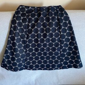 Lace Detail Polka Dot Skirt